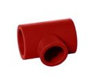 Te reducida redfire PP-RCT 125 ROJO, referencia P-2310110-RF de la serie redfire de Heliroma. Medida: 110x90x110